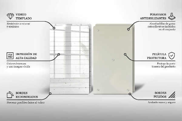 Glass chopping board Modern bright boards