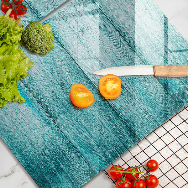 Glass chopping board Vintage wooden boards