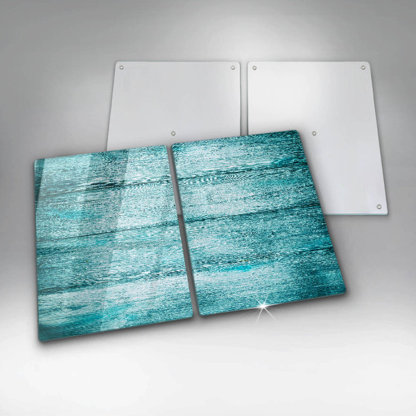 Glass chopping board Vintage wooden boards