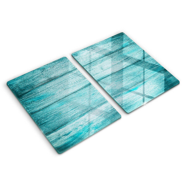 Glass chopping board Vintage wooden boards