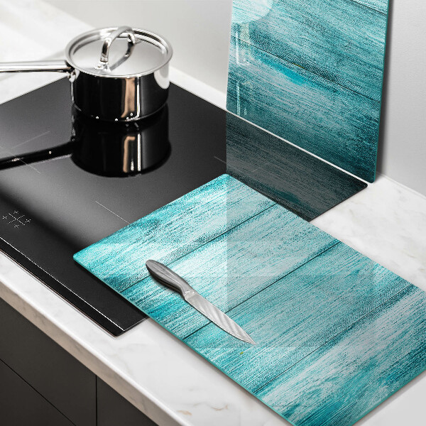 Glass chopping board Vintage wooden boards