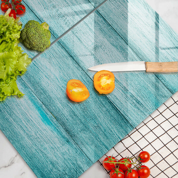 Glass chopping board Vintage wooden boards