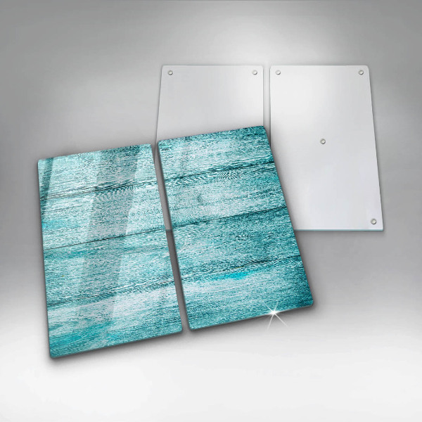 Glass chopping board Vintage wooden boards