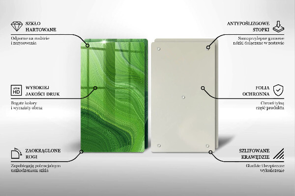 Glass chopping board Abstract texture