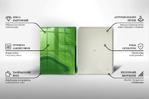 Glass chopping board Abstract texture