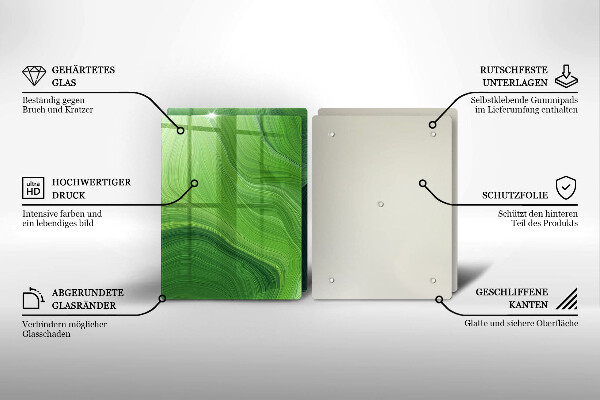 Glass chopping board Abstract texture