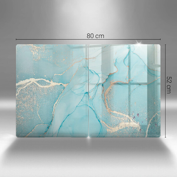 Glass chopping board Abstraction stone