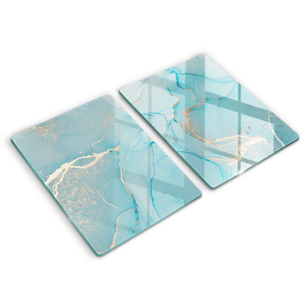 Glass chopping board Abstraction stone