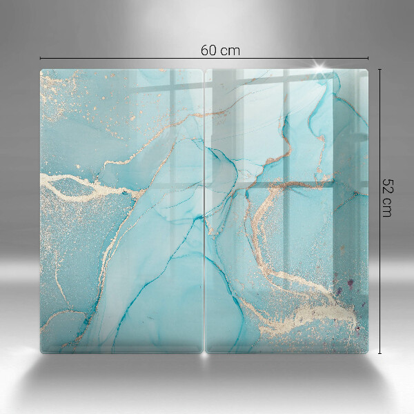 Glass chopping board Abstraction stone