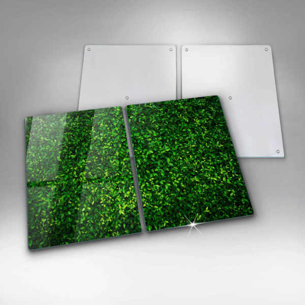 Glass chopping board Plant small leaves