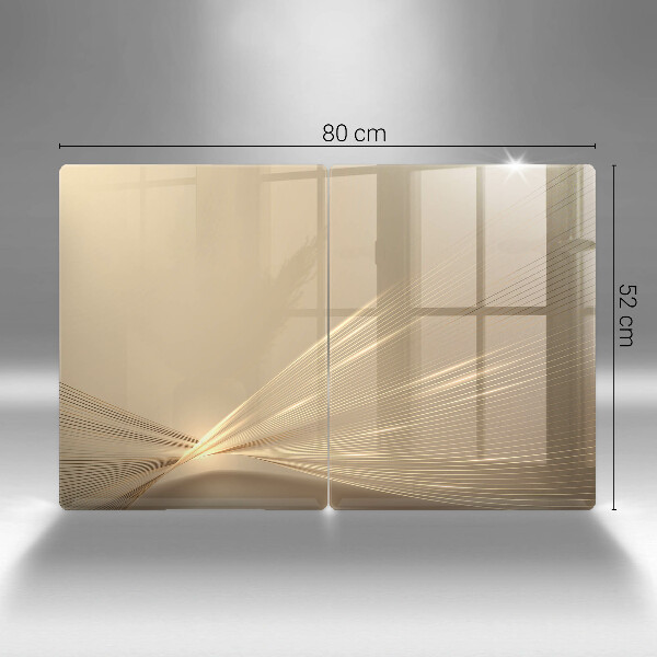 Glass chopping board Modern abstraction