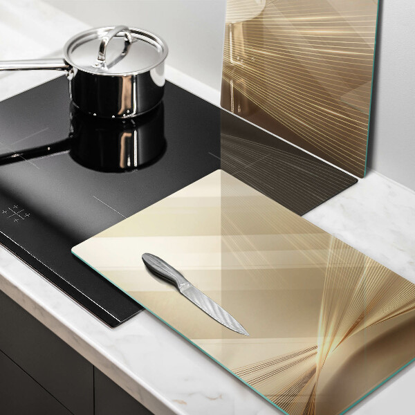 Glass chopping board Modern abstraction
