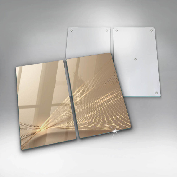 Glass chopping board Modern abstraction
