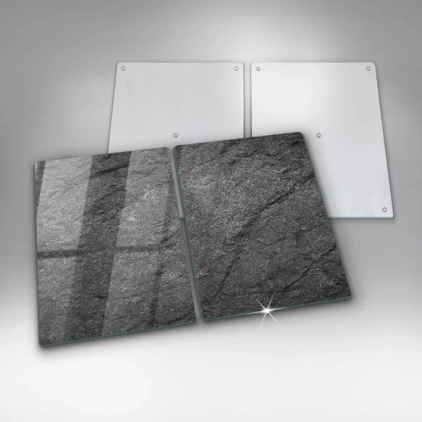 Glass chopping board Stone texture