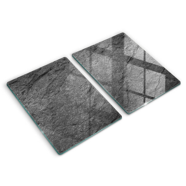 Glass chopping board Stone texture