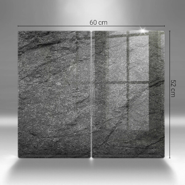 Glass chopping board Stone texture