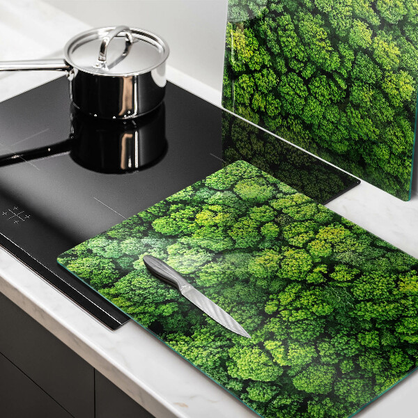 Glass chopping board Nature - moss plant