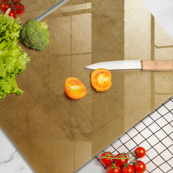 Glass chopping board Gold texture background