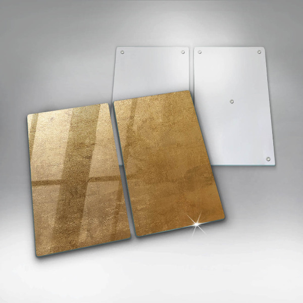 Glass chopping board Gold texture background