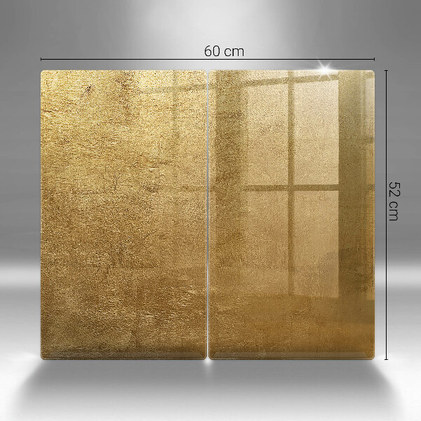 Glass chopping board Gold texture background
