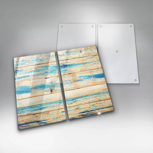 Glass chopping board Retro boards wood