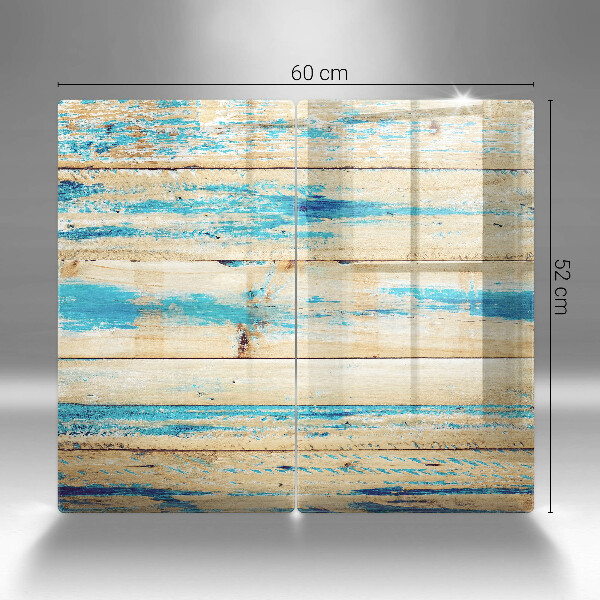 Glass chopping board Retro boards wood