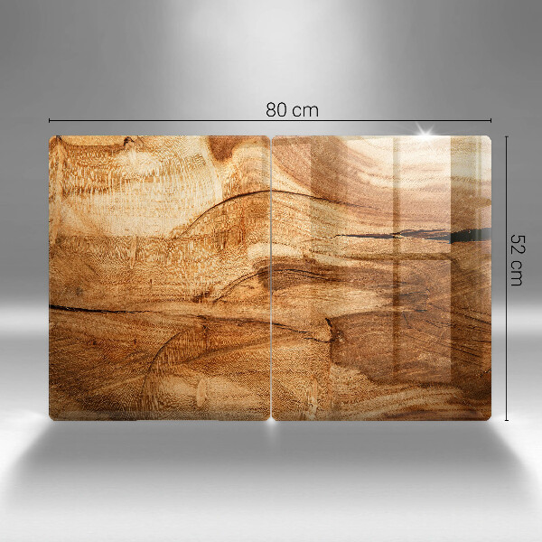Glass chopping board Wooden board texture
