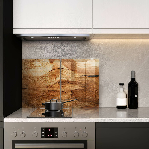 Glass chopping board Wooden board texture