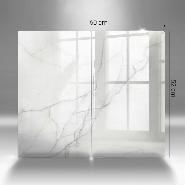 Glass chopping board Marble stone background