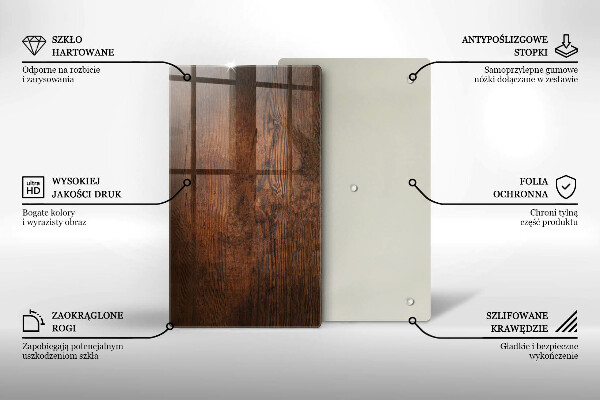 Cutting board Dark wood board