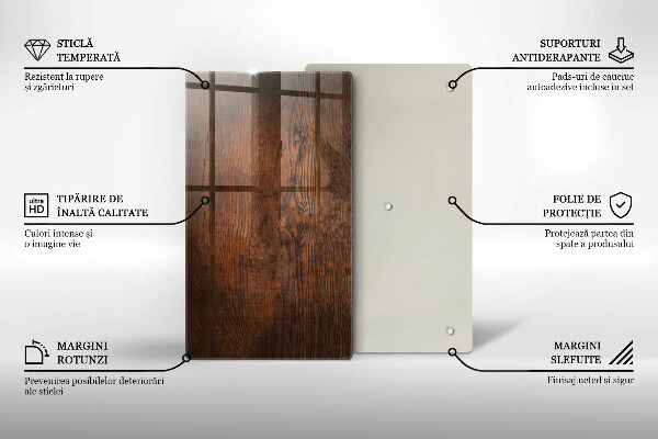 Cutting board Dark wood board