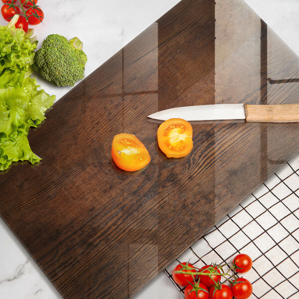 Cutting board Dark wood board