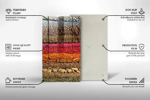 Worktop saver Colorful spices