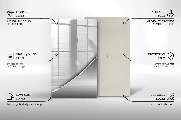 Cutting board Metal shapes