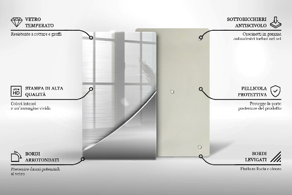 Cutting board Metal shapes