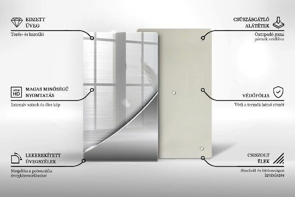 Cutting board Metal shapes