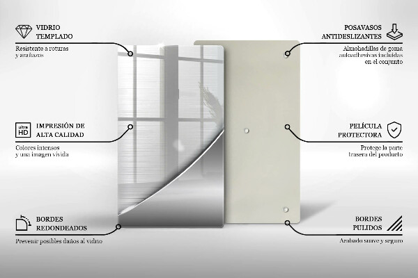 Cutting board Metal shapes