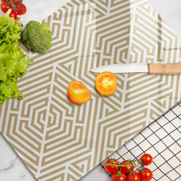 Cutting board Geometric lines