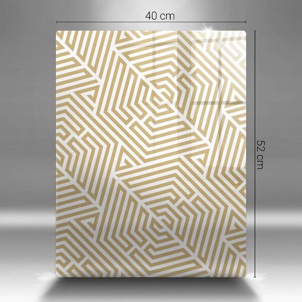 Cutting board Geometric lines