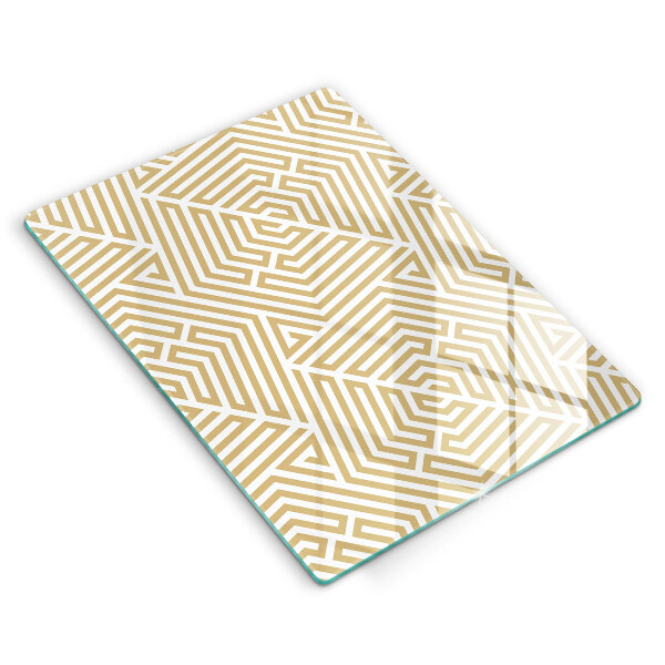 Cutting board Geometric lines