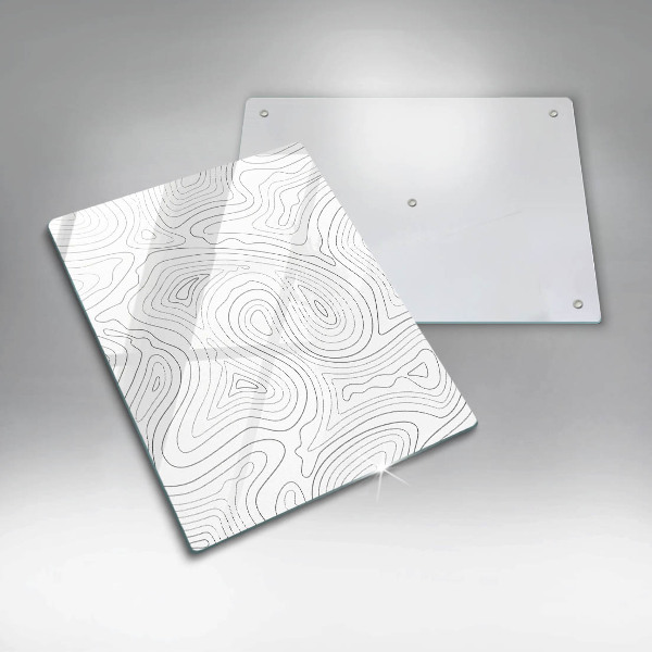 Cutting board Abstraction shapes