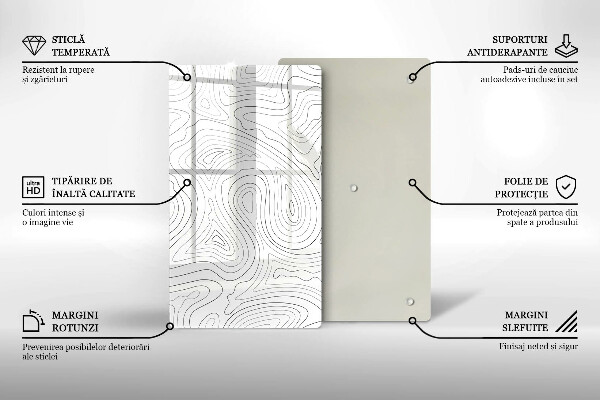 Cutting board Abstraction shapes