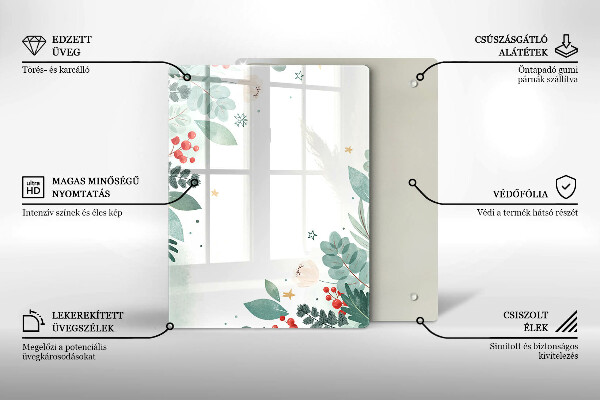 Cutting board Abstraction shapes