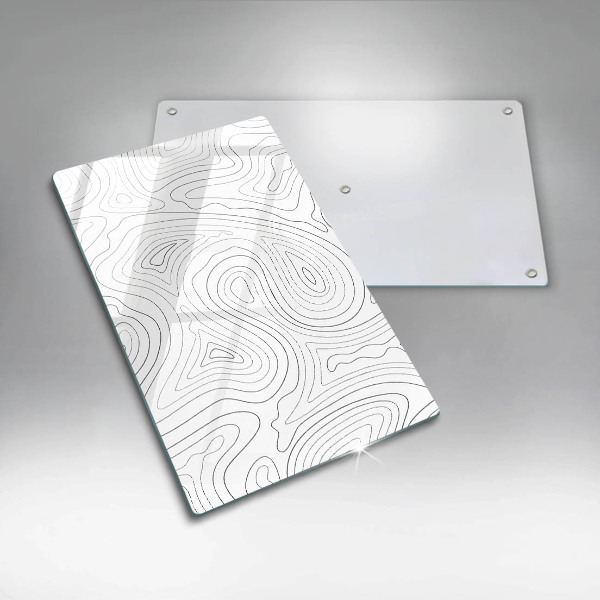 Cutting board Abstraction shapes