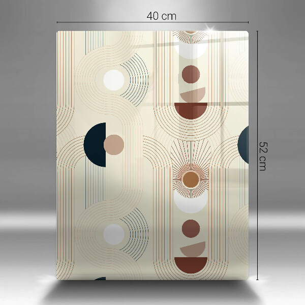 Cutting board Boho shapes geometry