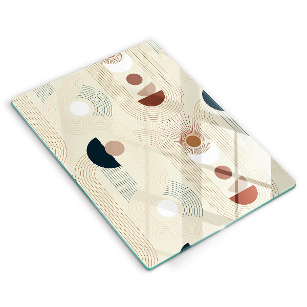 Cutting board Boho shapes geometry