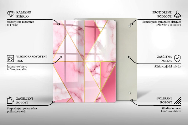 Cutting board Boho shapes geometry