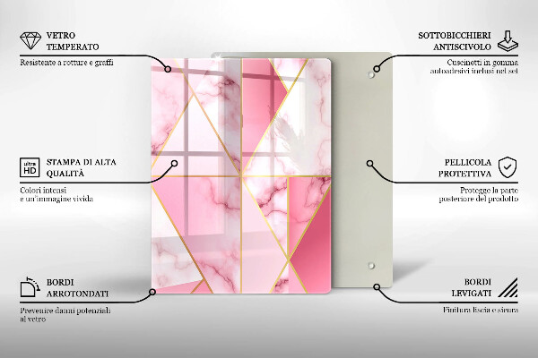 Cutting board Boho shapes geometry