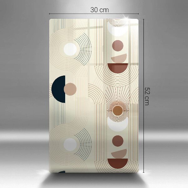 Cutting board Boho shapes geometry