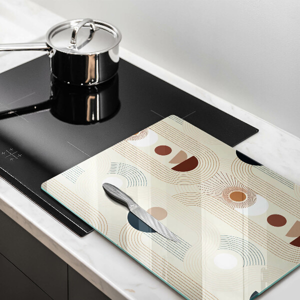 Cutting board Boho shapes geometry